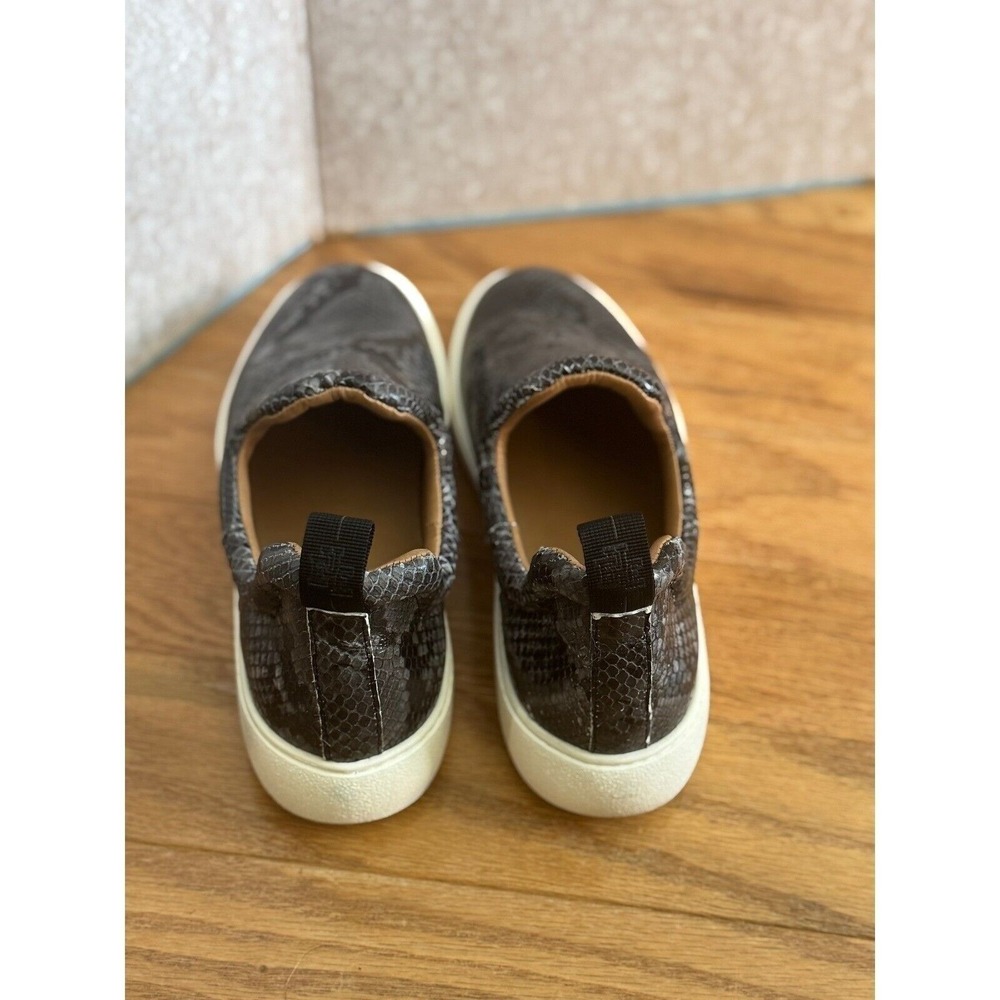 Esse Ut Esse Python Embossed Leather Slip-On Snea… - image 8